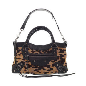Balenciaga The First Leather Shoulder Bag
